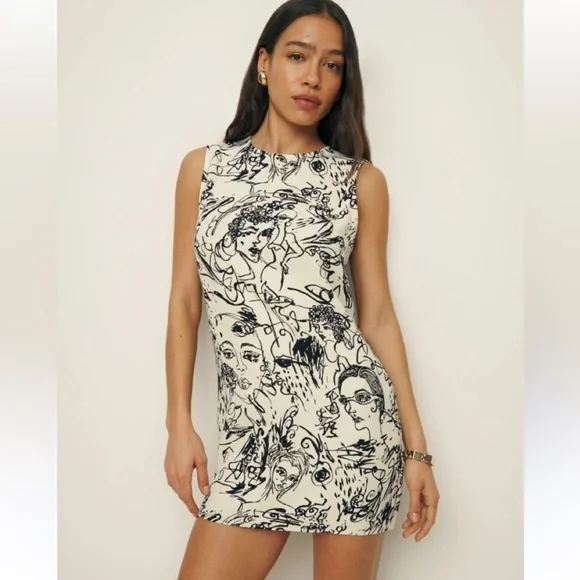 Reformation | Dresses | Reformation Gracynn Black And White Sheath Mini Dress Size 4 | Poshmark Reformation | Dresses | Reformation Gracynn Black And White Sheath Mini Dress Size 4 | Poshmark